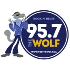 logo 95.7 The Wolf